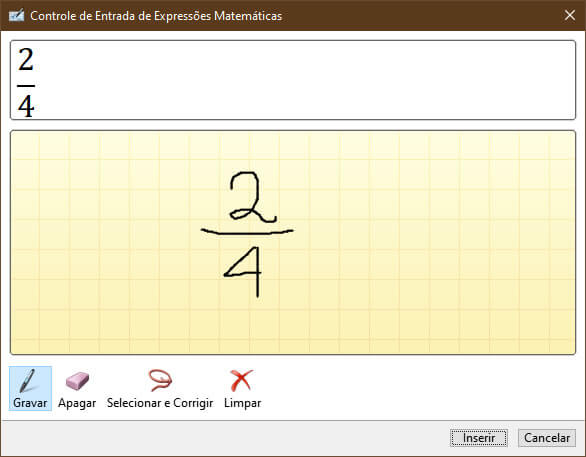 Inserir fração no Word usando Equação