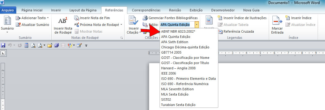 Estilo ABNT