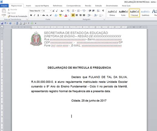 Inserir Linha de Assinatura no Word 2010