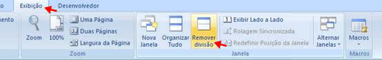 Remover divisão