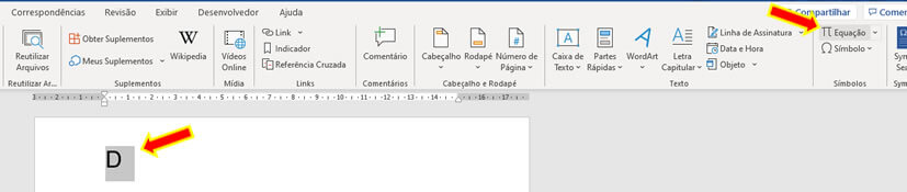 Inserir Equação no Word