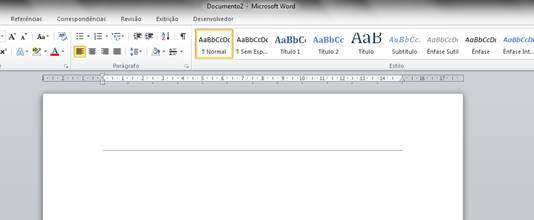 Como Inserir Uma Linha Horizontal No Microsoft Word 4270