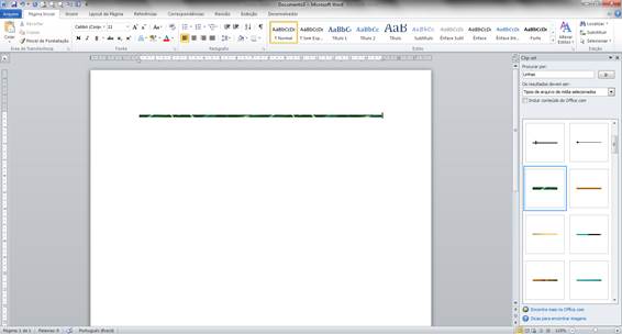 Como Inserir Uma Linha Horizontal No Microsoft Word 6657