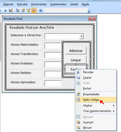 Exibir Código VBA