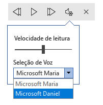 Configurar Leitura em Voz Alta