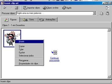 Inserir Clip Art