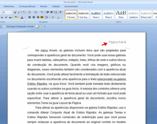 Documento com 4 páginas