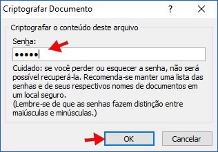 Proteger documento com senha