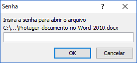 Proteger documento com senha