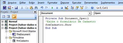 Código VBA