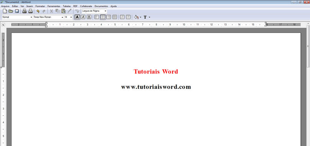 AbiWord - Programa similar ao Word